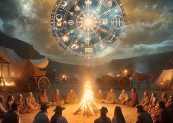 Mandala Astrologica 2 para curso de Rituais e Magias